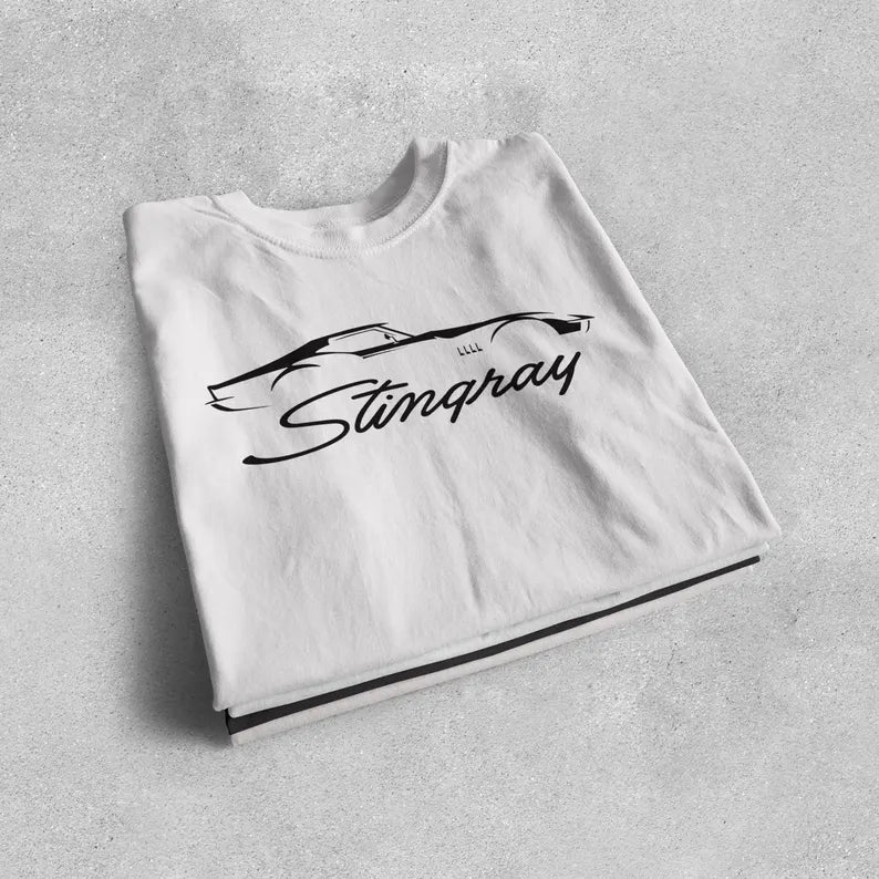 Corvette C3 Stingray Custom T-Shirt, Bella+Canvas T-Shirt, Unisex, Corvette Apparel, Graphic Tee, Soft T-Shirt, Stingray Logo