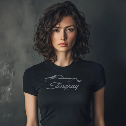 Corvette C3 Stingray Custom T-Shirt, Bella+Canvas T-Shirt, Unisex, Corvette Apparel, Graphic Tee, Soft T-Shirt, Stingray Logo