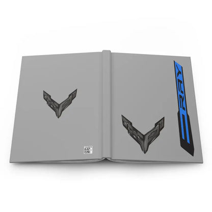 Corvette E-RAY Hardcover Notebook, Daily Journal, Writing Pad, Diary, E-RAY Logo, Lined Notepad, Writing Pad, Corvette Stingray