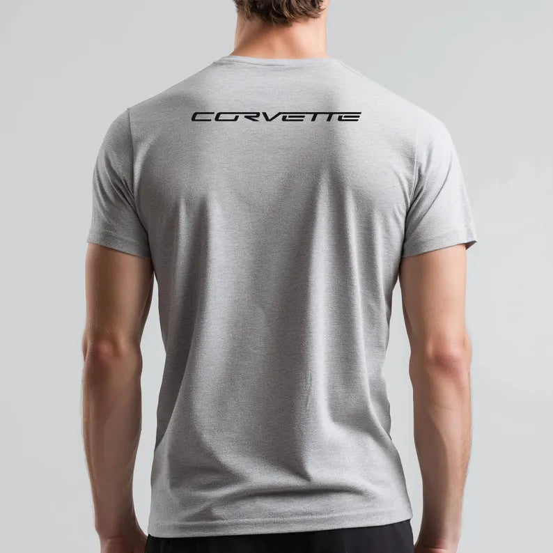 Corvette C6 Blackout Emblem T-Shirt, C6 Logo,  Bella+Canvas T-Shirt, Corvette Apparel, Graphic Tee, Soft T-Shirt