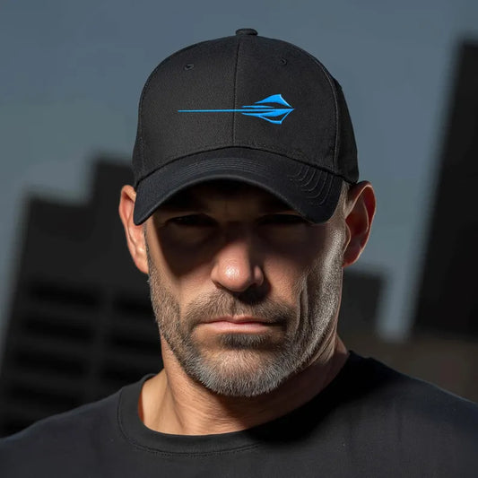 Corvette C8 Stingray Logo Baseball Cap, Flexfit Hat, Unisex, Stretchy Band, Corvette Gear, Embroidery