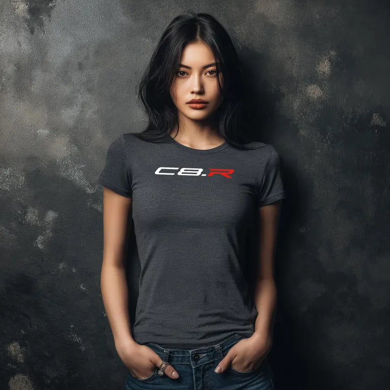 Corvette C8.R T-Shirt, Bella+Canvas T-Shirt, Unisex, Corvette Apparel, Graphic Tee, Soft T-Shirt, C8R Logo