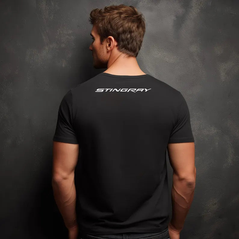 Corvette Stingray T-Shirt, Bella+Canvas T-Shirt, Unisex, Corvette Apparel, Graphic Tee, Soft T-Shirt, Stingray Logo