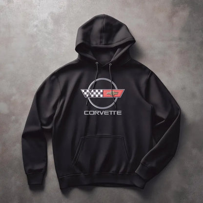 Corvette C4 Hoodie, Corvette Sweatshirt, Gifts for Car Guys, Gifts for Car Girls, JERZEES® NuBlend®, Pullover, Unisex, Hoody