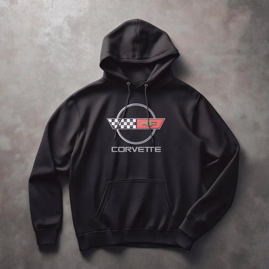 Corvette C4 Hoodie, Corvette Sweatshirt, Gifts for Car Guys, Gifts for Car Girls, JERZEES® NuBlend®, Pullover, Unisex, Hoody