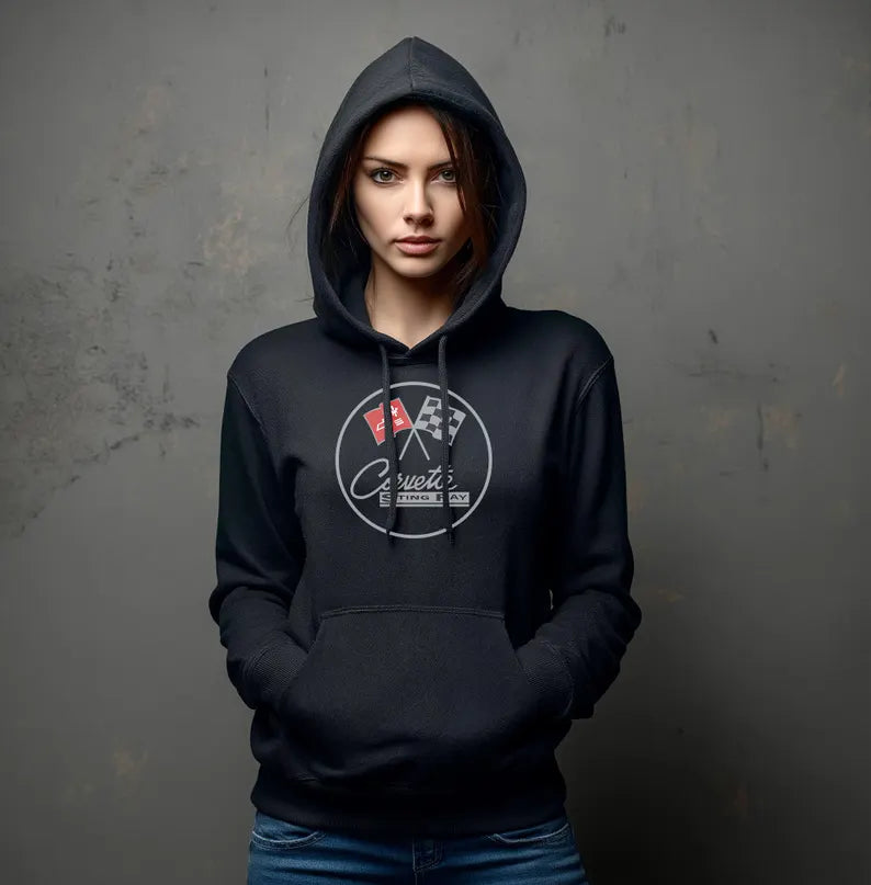 Corvette C2 Hoodie, Corvette Sweatshirt, Gifts for Car Guys, Gifts for Car Girls, JERZEES® NuBlend®, Pullover, Unisex, Hoody