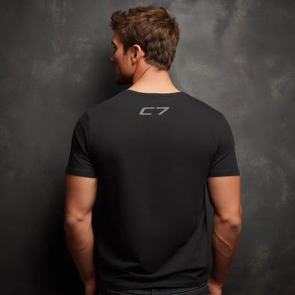 Corvette C7 Silhouette T-Shirt, Bella and Canvas T-Shirt, Corvette Apparel, Graphic Tee, Soft T-Shirt, Unisex T-Shirt, Raceday Gear