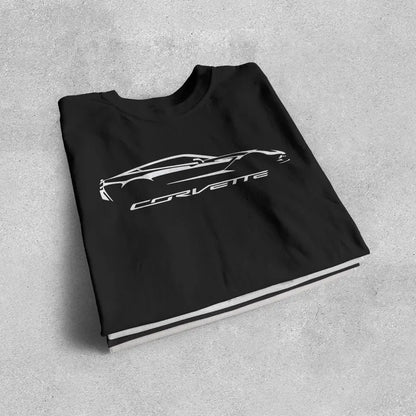 Corvette C7 Silhouette T-Shirt, Bella and Canvas T-Shirt, Corvette Apparel, Graphic Tee, Soft T-Shirt, Unisex T-Shirt, Raceday Gear