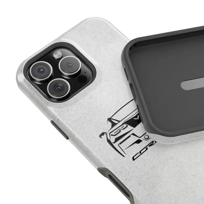 Corvette C7 Custom Illustrated Magnetic Tough Case, iPhone Case, Impact Resistant, MagSafe, Rubber Liner, Matte or Glossy, Cell Phone Case