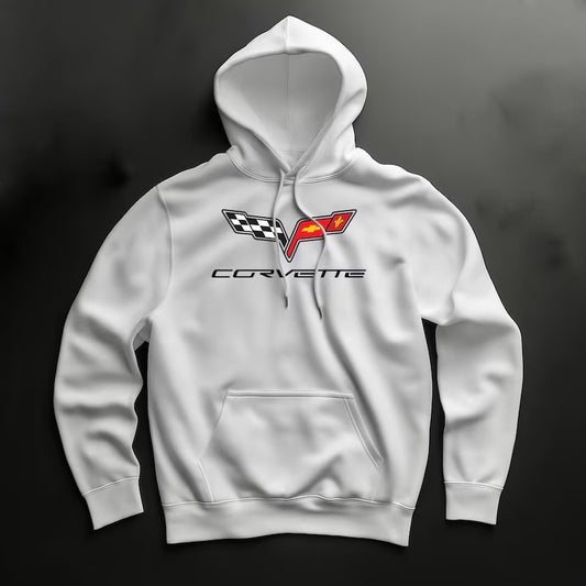 Corvette C6 Hoodie, Corvette Sweatshirt, Gifts for Car Guys, Gifts for Car Girls, JERZEES® NuBlend®, Pullover, Unisex, Hoody