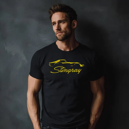 Corvette C3 Stingray Custom Illustrated T-Shirt, Bella and Canvas T-Shirt, Unisex, Corvette Apparel, Graphic Tee, Soft T-Shirt