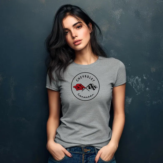 Corvette Womens C1 T-Shirt, C1 Logo, Soft Next Level brand T-Shirt, Corvette Apparel, Graphic Tee, Unisex T-Shirt, Raceday Gear