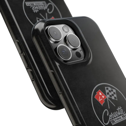 Corvette C2 Magnetic Tough Case, iPhone Case, Impact Resistant, MagSafe, Rubber Liner, Matte or Glossy, Cell Phone Case