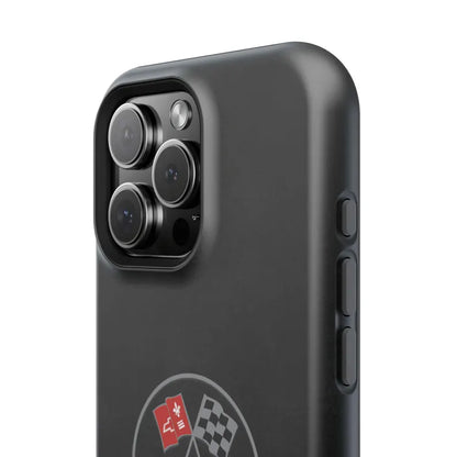 Corvette C2 Magnetic Tough Case, iPhone Case, Impact Resistant, MagSafe, Rubber Liner, Matte or Glossy, Cell Phone Case
