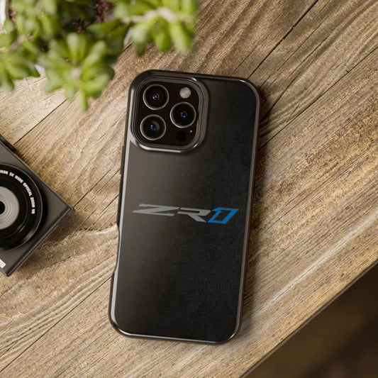 Corvette ZR1 Magnetic Tough Case, iPhone Case, Impact Resistant, MagSafe, Rubber Liner, Matte or Glossy, Cell Phone Case