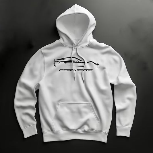 Corvette C7 Hoodie, Corvette Sweatshirt, Gifts for Car Guys, Gifts for Car Girls, JERZEES® NuBlend®, Pullover, Unisex, Hoody