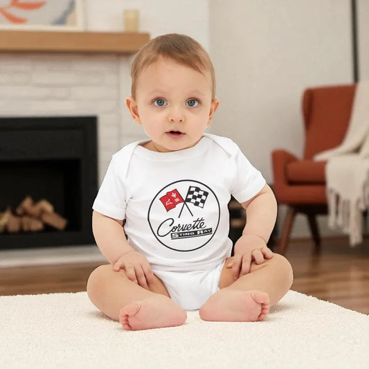 Corvette C2 Baby Onesie, Baby Clothing, Baby Shower Gift, Bella and Canvas Brand, Soft Fabric, Infant Clothes