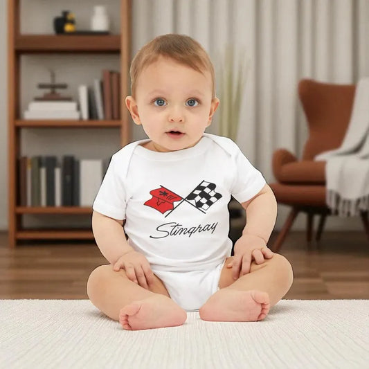 Corvette C3 Baby Onesie, Baby Clothing, Baby Shower Gift, Bella and Canvas Brand, Soft Fabric, Infant Clothes