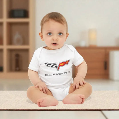 Corvette C6 Baby Onesie, Baby Clothing, Baby Shower Gift, Bella and Canvas Brand, Soft Fabric, Infant Clothes