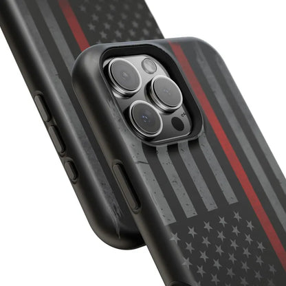 Corvette C6 "Red Lives Matter" Magnetic Tough Case, iPhone Case, Impact Resistant, MagSafe, Rubber Liner, Matte or Glossy, Cell Phone Case