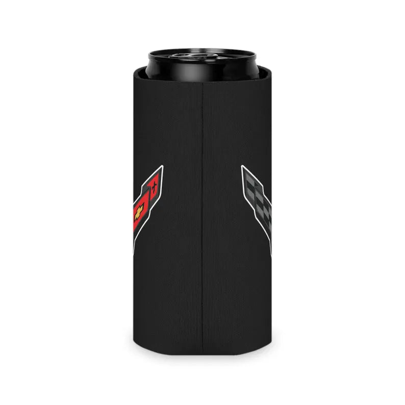 Corvette C8 Can Coozie, Regular and Slim, Beer and Soda Coozie, Race Day Beverage Holder, Car Enthusiast Gift, Party Favor, Tailgate