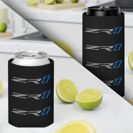 Corvette ZR1 Can Coozie, Regular and Slim, Beer and Soda Coozie, Race Day Beverage Holder, Car Enthusiast Gift, Party Favor, Tailgate