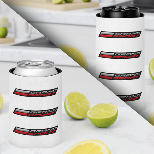Corvette Grand Sport Can Coozie, Regular and Slim, Beer & Soda Coozie, Race Day Beverage Holder, Car Enthusiast Gift, Party Favor, Tailgate