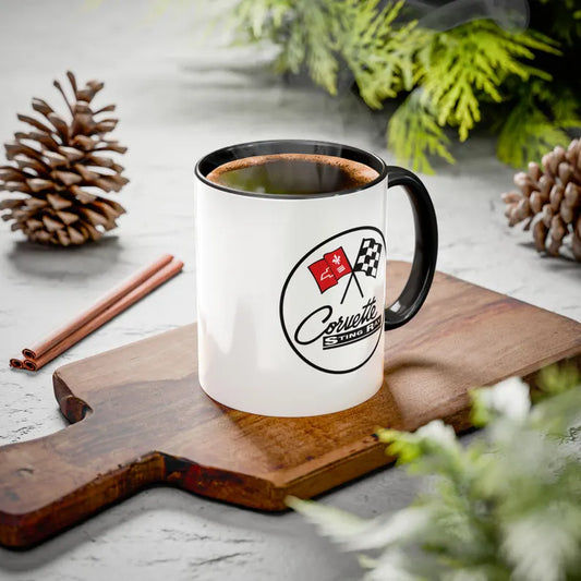 Corvette C2 Mug, Colorful Mugs - 12 Color Options, 2 Sizes - 11oz & 15 oz, Ceramic, ORCA Coating, Gift for Him, Gift for Her, Corvette Gear