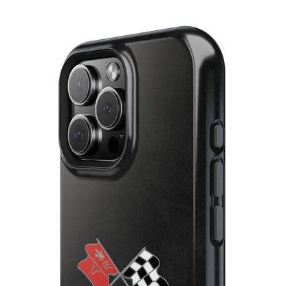 Corvette C3 Magnetic Tough Case, iPhone Case, Impact Resistant, MagSafe, Rubber Liner, Matte or Glossy, Cell Phone Case