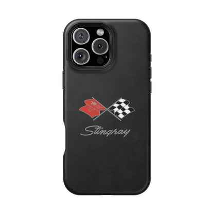 Corvette C3 Magnetic Tough Case, iPhone Case, Impact Resistant, MagSafe, Rubber Liner, Matte or Glossy, Cell Phone Case