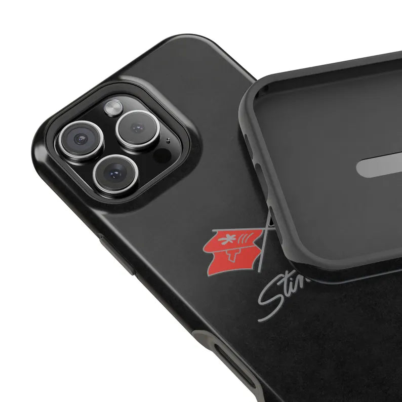 Corvette C3 Magnetic Tough Case, iPhone Case, Impact Resistant, MagSafe, Rubber Liner, Matte or Glossy, Cell Phone Case