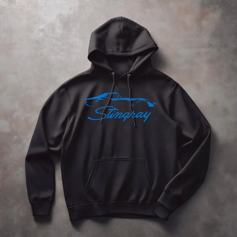 Corvette C3 Stingray Hoodie, Corvette Sweatshirt, Gifts for Car Guys, Gifts for Car Girls, JERZEES® NuBlend®, Pullover, Unisex, Hoody