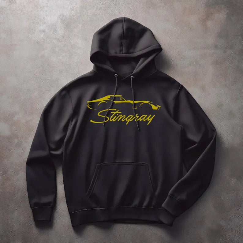 Corvette C3 Stingray Hoodie, Corvette Sweatshirt, Gifts for Car Guys, Gifts for Car Girls, JERZEES® NuBlend®, Pullover, Unisex, Hoody
