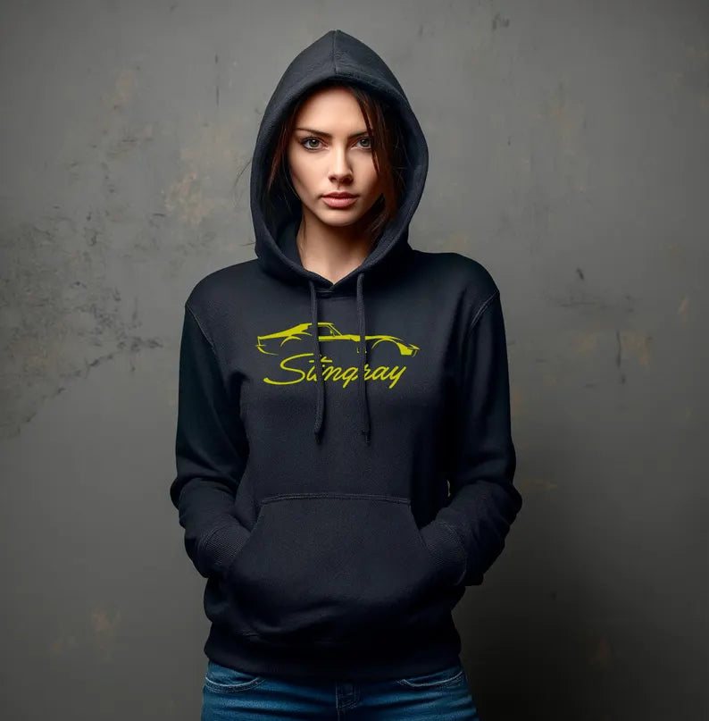 Corvette C3 Stingray Hoodie, Corvette Sweatshirt, Gifts for Car Guys, Gifts for Car Girls, JERZEES® NuBlend®, Pullover, Unisex, Hoody