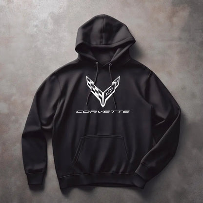 Corvette C8 Hoodie, Corvette Sweatshirt, Gifts for Car Guys, Gifts for Car Girls, JERZEES® NuBlend®, Pullover, Unisex, Hoody
