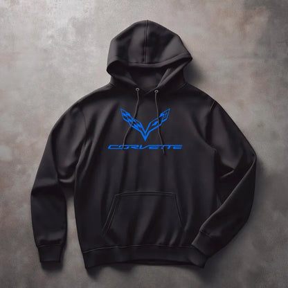 Corvette C7 Hoodie, Corvette Sweatshirt, Gifts for Car Guys, Gifts for Car Girls, JERZEES® NuBlend®, Pullover, Unisex, Hoody