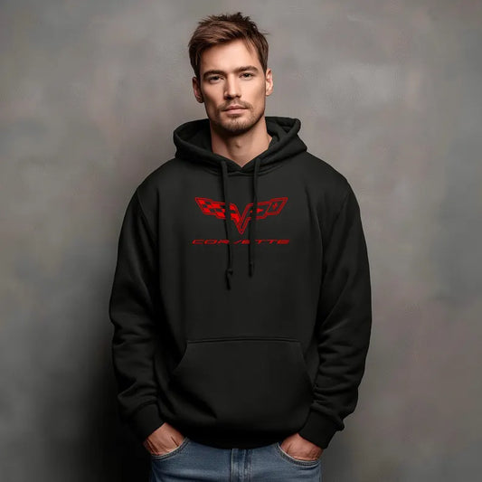 Corvette C6 Hoodie, Corvette Sweatshirt, Gifts for Car Guys, Gifts for Car Girls, JERZEES® NuBlend®, Pullover, Unisex, Hoody