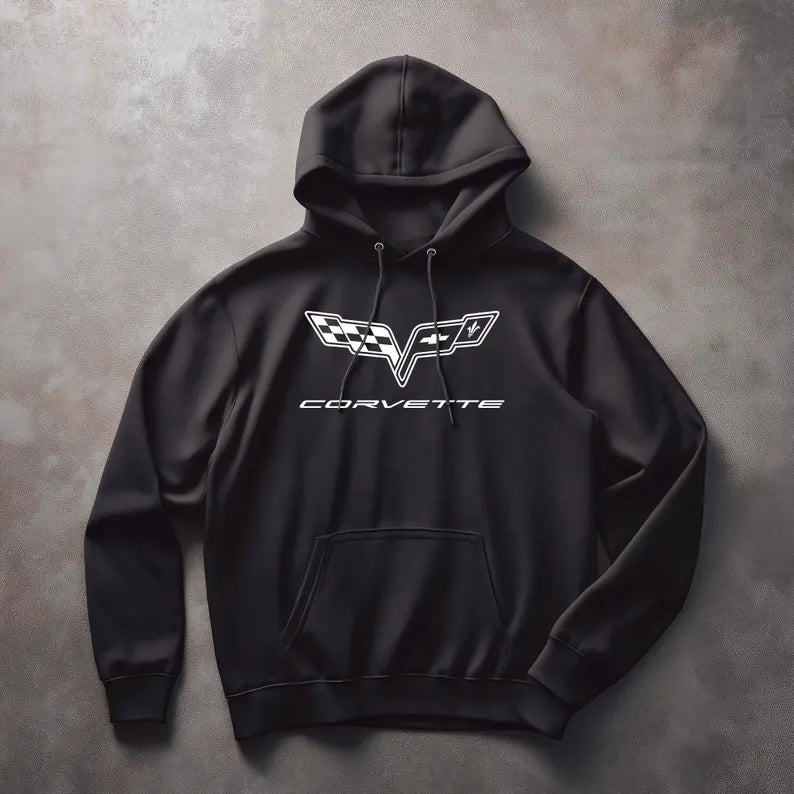Corvette C6 Hoodie, Corvette Sweatshirt, Gifts for Car Guys, Gifts for Car Girls, JERZEES® NuBlend®, Pullover, Unisex, Hoody