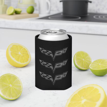 Corvette C6 Can Coozie, Regular and Slim, Beer and Soda Coozie, Race Day Beverage Holder, Car Enthusiast Gift, Party Favor, Tailgate