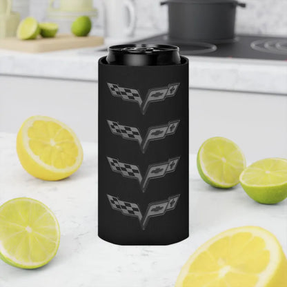 Corvette C6 Can Coozie, Regular and Slim, Beer and Soda Coozie, Race Day Beverage Holder, Car Enthusiast Gift, Party Favor, Tailgate