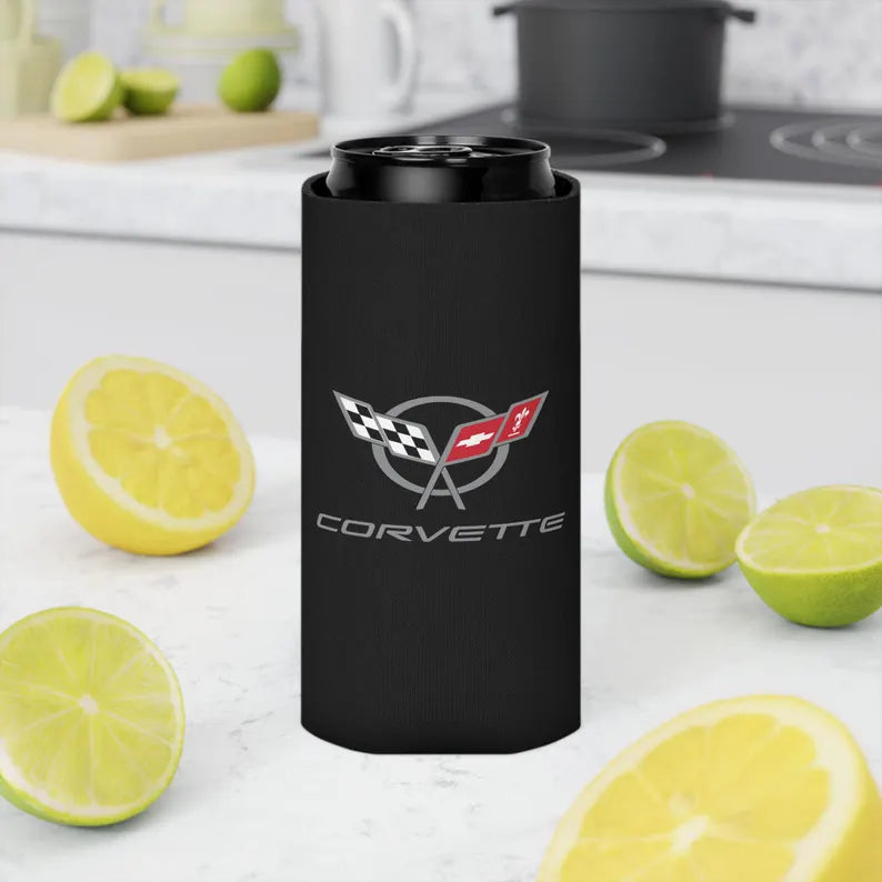 Corvette C5 Can Coozie, Regular and Slim, Beer and Soda Coozie, Race Day Beverage Holder, Car Enthusiast Gift, Party Favor, Tailgate