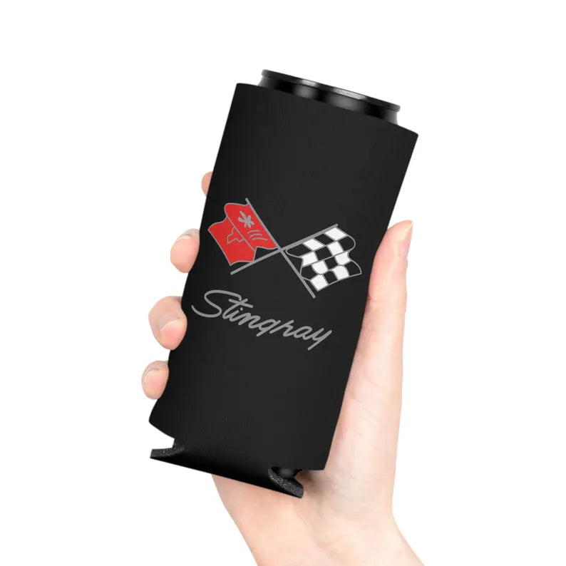 Corvette C3 Can Coozie, Regular and Slim, Beer and Soda Coozie, Race Day Beverage Holder, Car Enthusiast Gift, Party Favor, Tailgate