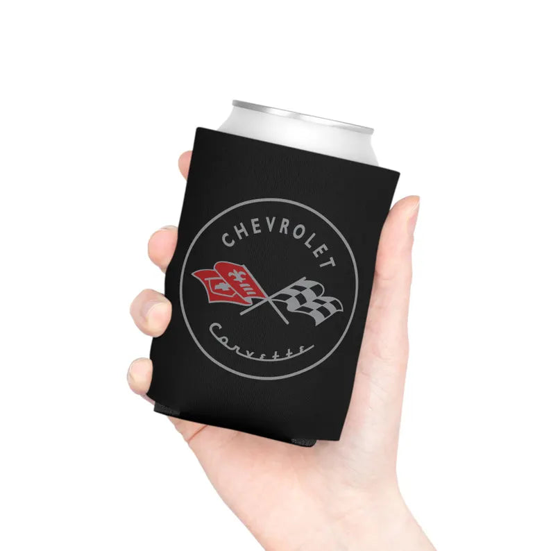 Corvette C1 Can Coozie, Regular and Slim, Beer and Soda Coozie, Race Day Beverage Holder, Car Enthusiast Gift, Party Favor, Tailgate