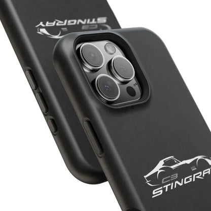 Corvette C3 Stingray Magnetic Tough Case, iPhone Case, Impact Resistant, MagSafe, Rubber Liner, Matte or Glossy, Cell Phone Case