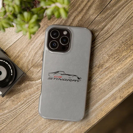 Corvette C3 Stingray Magnetic Tough Case, iPhone Case, Impact Resistant, MagSafe, Rubber Liner, Matte or Glossy, Cell Phone Case