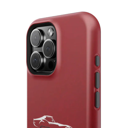 Corvette C3 Stingray Magnetic Tough Case, iPhone Case, Impact Resistant, MagSafe, Rubber Liner, Matte or Glossy, Cell Phone Case