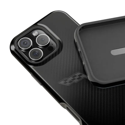 Corvette C6 "Blackout" Magnetic Tough Case, iPhone Case, Impact Resistant, MagSafe, Rubber Liner, Matte or Glossy, Cell Phone Case