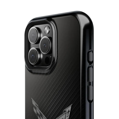 Corvette C7 "Blackout" Magnetic Tough Case, iPhone Case, Impact Resistant, MagSafe, Rubber Liner, Matte or Glossy, Cell Phone Case