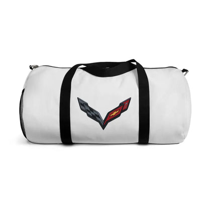 Corvette Duffel Bag, C7 Logo, Gym Bag, Travel Bag, Gifts for Car Guys, Gifts for Car Girls, Corvette Merch, Overnight Duffel