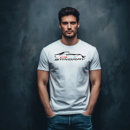 Corvette C3 Stingray Custom T-Shirt, Bella+Canvas T-Shirt, Unisex, Corvette Apparel, Graphic Tee, Soft T-Shirt, Stingray Logo